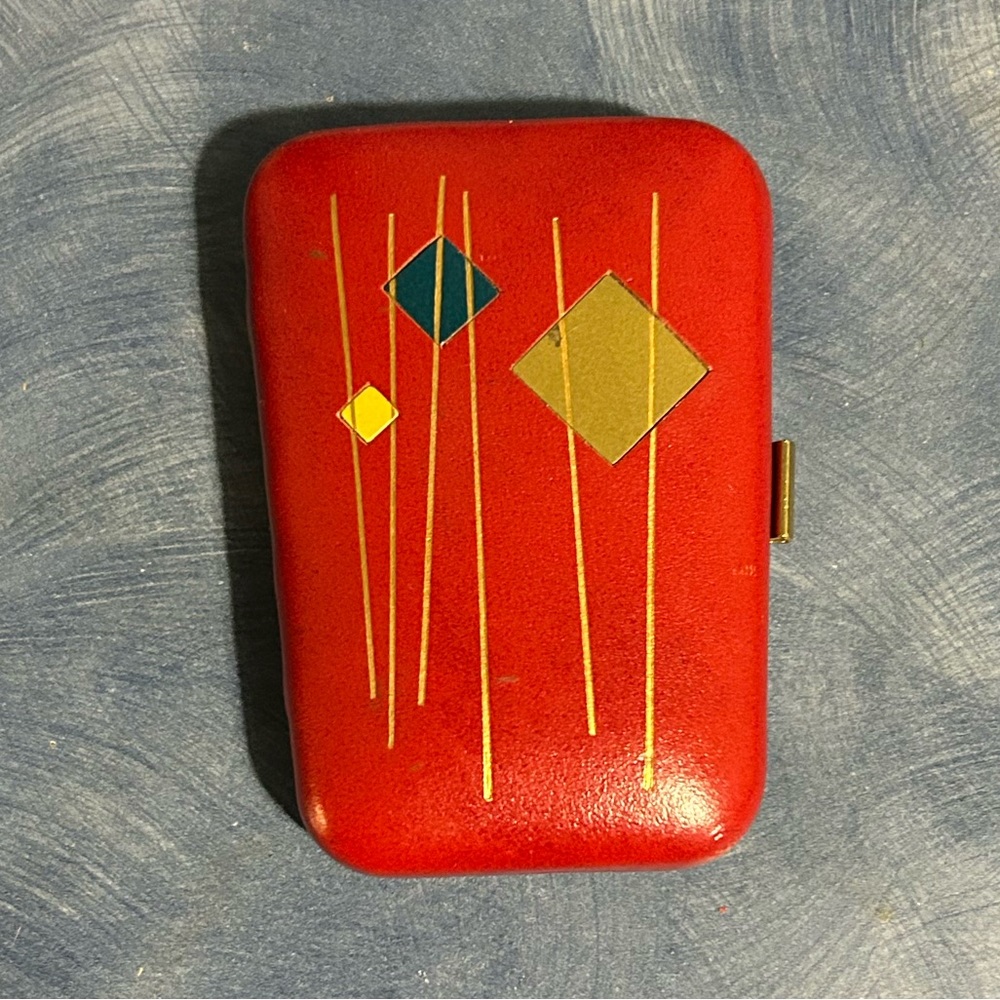 Princess Gardner Accessories | Vintage Mid Century  Red Hard Key Case